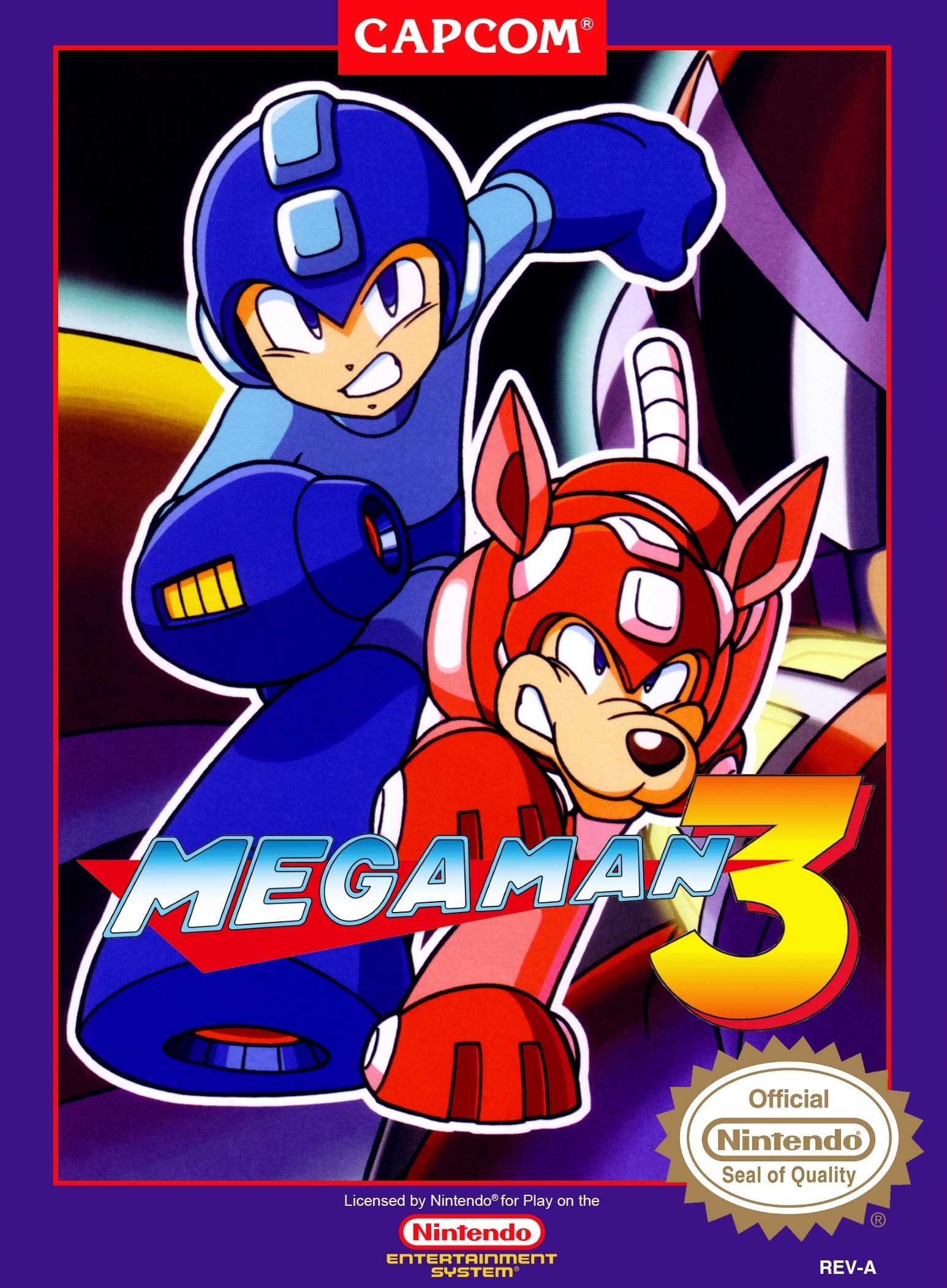 Mega Man 3 cover